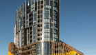 Apartment block external view aglo systems lighting at 443 upper heidelberg road ivanhoe