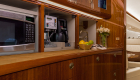 Bombardier Global XRS private jet internal kitchen galley photo